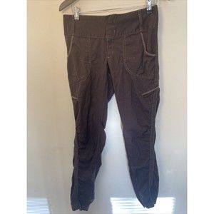 Athleta Pants Women's Brown Ruched Stretchy Pants Size 2 903683